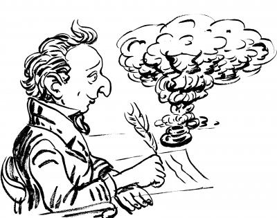 webzine,zébra,gratuit,bd,fanzine,bande-dessinée,antistyle,littéraire,critique,littérature,portrait,écrivain,caricature,giacomo leopardi