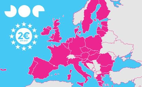 Joe Mobile: Avec le « Mode Europe » utilisez votre forfait Joe en Europe, comme en France