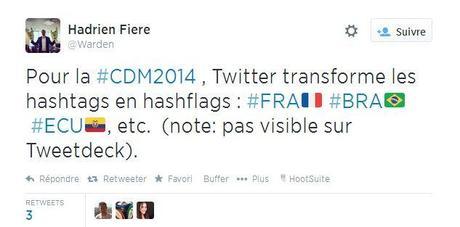 De la couleur dans votre Twitter avec les hashtags drapeaux! photo hashtags drapeau