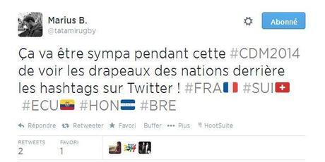 De la couleur dans votre Twitter avec les hashtags drapeaux! photo drapeau hashtag