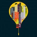 Affiches de film minimalistes en paper art par Atipo Graphisme minimaliste par Hey Studio