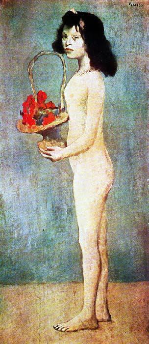 Linda, la jeune fille au panier de fleurs...