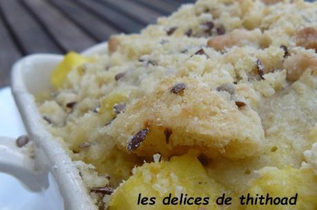 crumble de poulet à la mangue