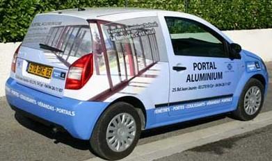 pub sur voiture personnelle