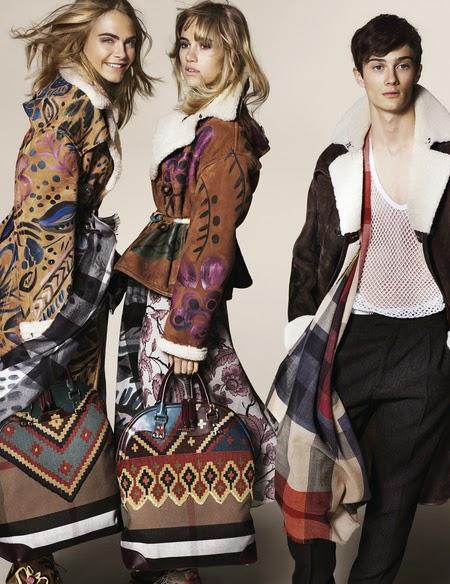 La nouvelle campagne Burberry Prorsum avec Cara Delevingne et Suki Waterhouse...