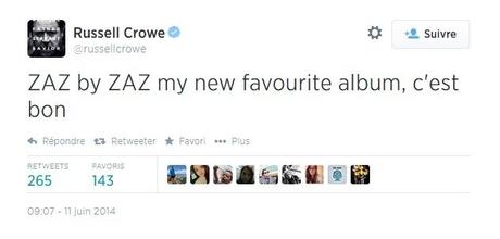 L'album préféré de Russell Crowe
