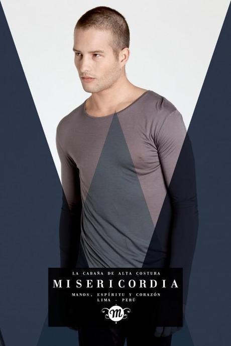 Tee-shirt basique homme manches longues Misericordia en coton péruvien