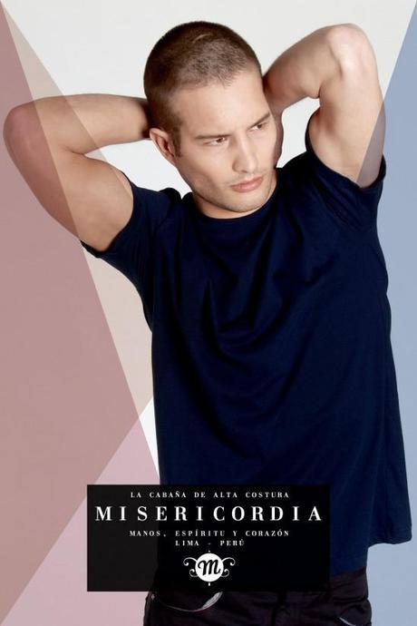 Tee-shirt basique homme manches courtes Misericordia en coton péruvien