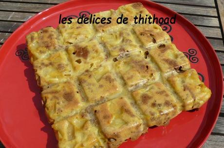 fondant aux pommes et spéculoos