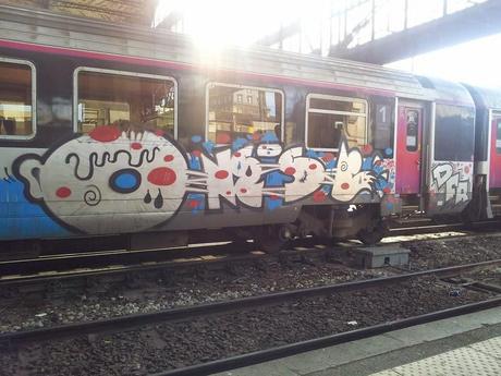 Trains en gare d'Austerlitz à Paris