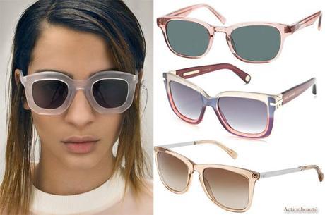 tendance monture transparente