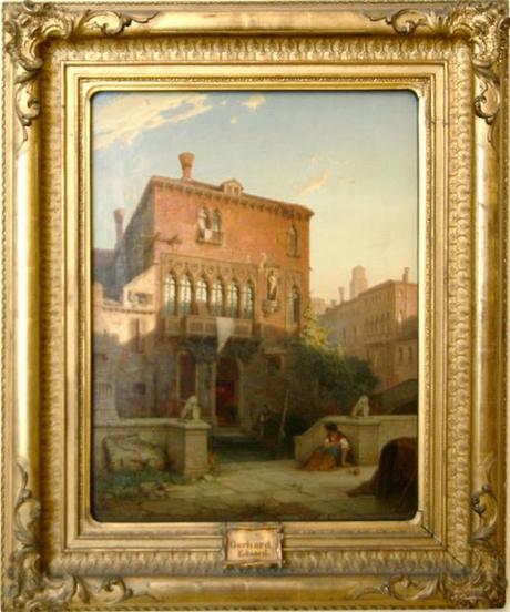 Der ehemalige Palazzo Moro in Venedig, 1863
