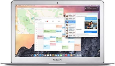 OS X Yosemite calendriers