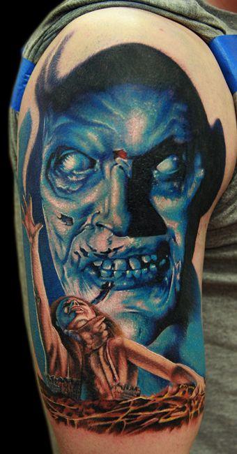 Tattoo-horror-mogwaii-Evil-Dead-II