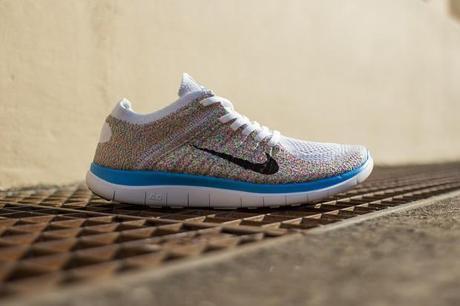 Nike–WMNS Free Flyknit 4-0 white multicolor