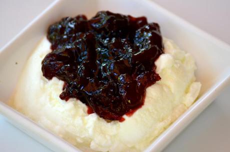 Frozen yaourt à la compotée de cerises