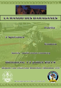 Rando moto du Mc Baraganes (33) le 13 juillet 2014