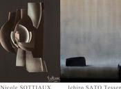 Peinture collage nicole sottiaux ichiro sato tessen