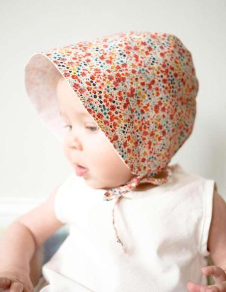 chapeau bebe soleil sunbonnet Patron gratuit : Un chapeau trop chou pour bébé