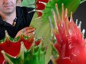 Jason Gamrath Maître verrier sculpte fleurs géantes