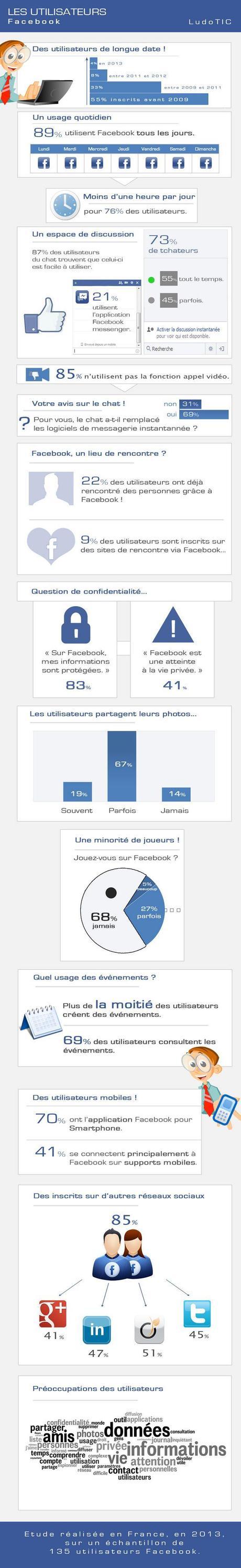 Utilisateurs de Facebook en France en 2013