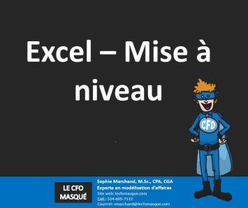 Excel Mise à Niveau