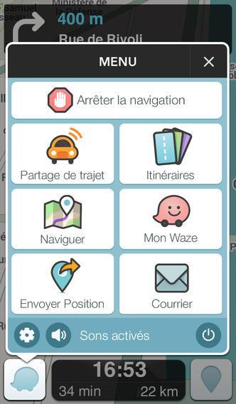  Waze : Partagez votre position et votre trajet avec vos amis