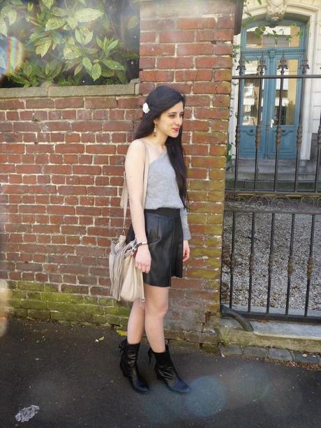 Asymmetrical sweater