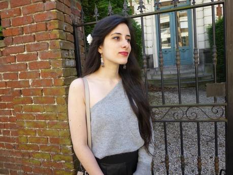 Asymmetrical sweater