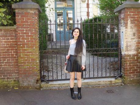 Asymmetrical sweater