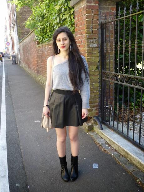 Asymmetrical sweater