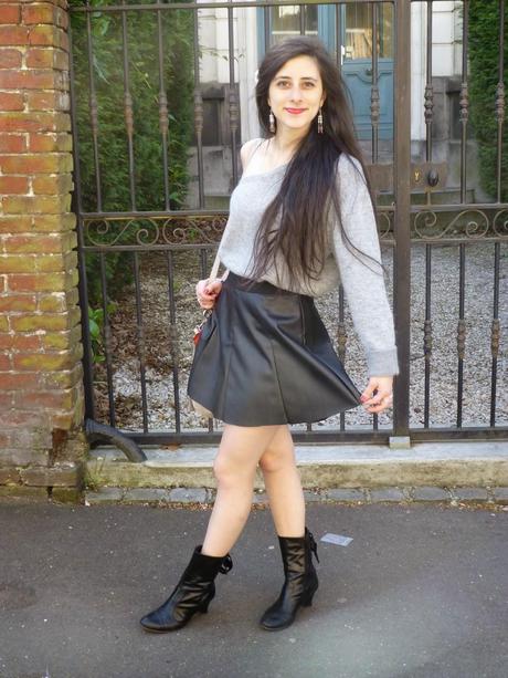 Asymmetrical sweater