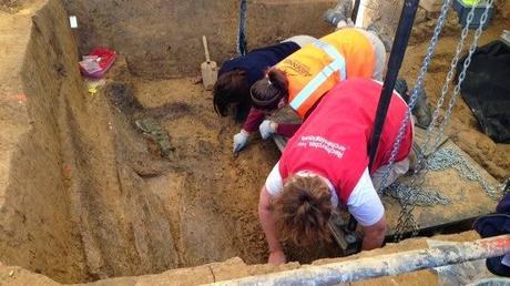 Une tombe à char mise au jour à Warcq dans les Ardennes