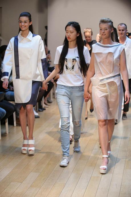 SummumCast au défilé de la promotion 2014 de l'école Mod’Art International Paris.