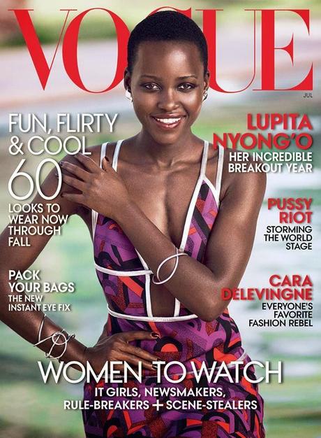 Lupita Nyong'o vedette de Vogue US - Juillet 2014.