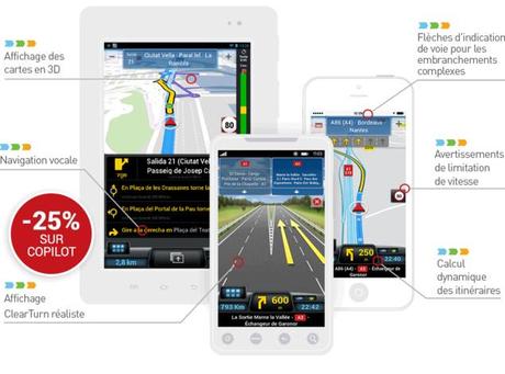 Copilot le GPS sur iPhone, jusqu'à 25% de réduction