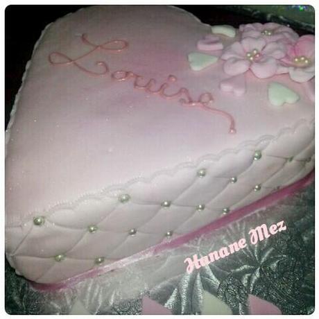 Wedding cake coeur