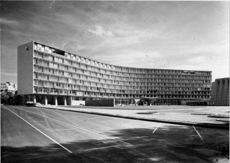 Unesco, Paris, 1952-1958 - le bâtiment du secrétariat, n.d., © Fds Zehrfuss. Académie d'architecture/CAPA