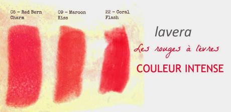 Les rouges à lèvres Colour Intense de Lavera
