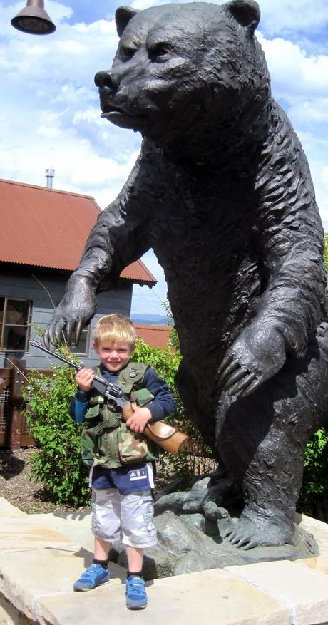 Chasse à l'ours avec mon petit-fils ...