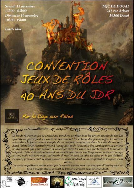 40ans Convention Jeux de Rôles 40 ans du JdR