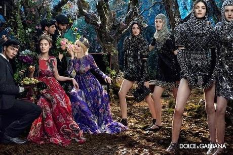 Claudia Schiffer est la nouvelle égérie de la campagne hivernale Dolce & Gabbana...