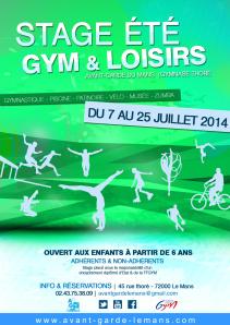 STAGES ETE 2014 GYM & LOISIRS AGM !!