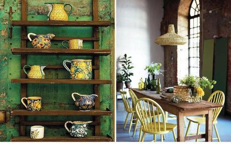 Deco vert et jaune 1- Inspirations blog DECOuvrir design