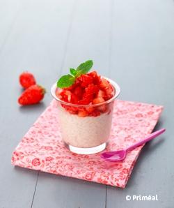 Recette Vegan et bio : Riz de Camargue Priméal aux fraises