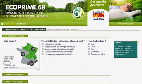 Lancement du site Ecoprime 68