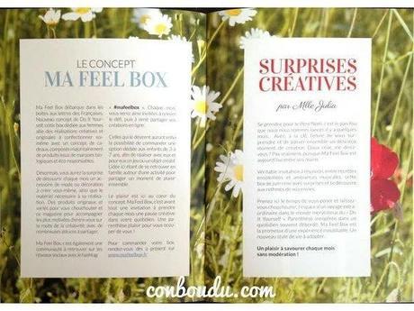 Ma Feel Box, la 1ère BOX créative qui cartonne déjà : ADOPTEE ! #mafeellife #mafeelbox