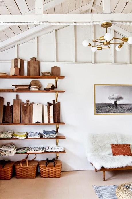 Etats-Unis / Une cabane sur les bords du lac Michigan /