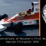 TAG Heuer Carrera McLaren 1974 Edition hommage à Emerson Fittipaldi