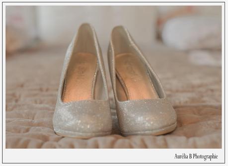 Chaussures pétillantes.. pour mariée pétillantes !
